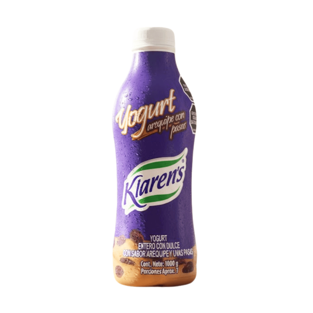 yogurt-con-dulce-de-arequipe-y-pasas-klaren’s-1000g